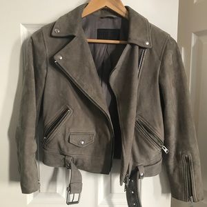 Women's Allsaints Suede Cole Biker Jacket